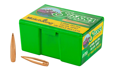 Sierra Bullets Matchking .264 150 Grain 100-Count