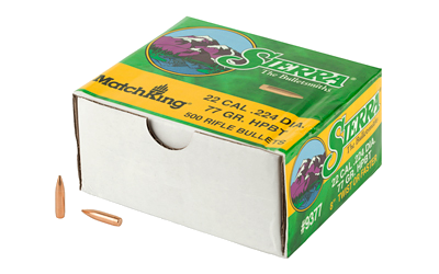 Sierra Bullets Matchking .224 77 Grain 500-Count
