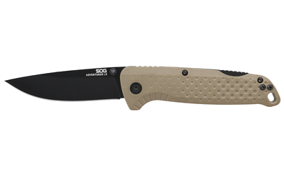 SOG Knives & Tools Adventurer Lb 3.5" FDE/Black Knife