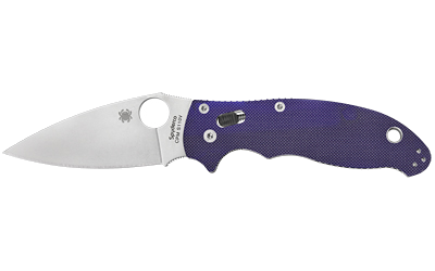 Spyderco Manix 2 G-10 Dark Bl 3.375" Knife