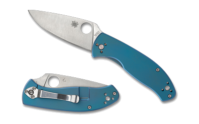Spyderco Tenacious TI 3.35" Blue/Silver