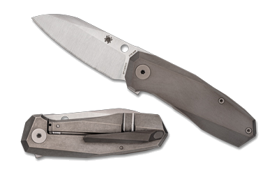 Spyderco Techno 3 Titanium Gray