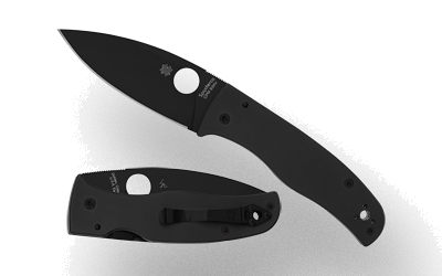 Spyderco Bodacious Black/Black S30v Srtd