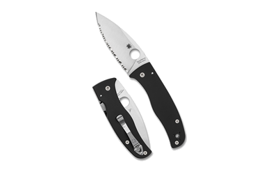 Spyderco Bodacious Black/Silver S30v Srtd