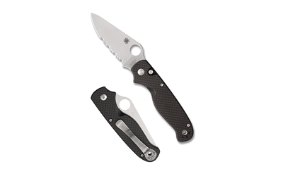 Spyderco Buttonup Cf Ps 3.27" Black/Silver