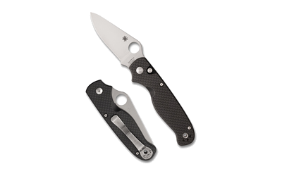 Spyderco Buttonup Cf Pe 3.27" Black/Silver