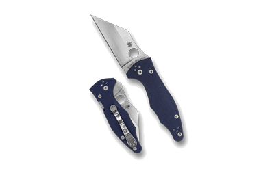Spyderco Yojimbo 2 G10 3.2" Blu/Silver