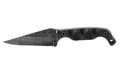 Stroup Knives Mini 3" Acid Etcd with Sheath Knife