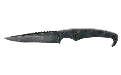 Stroup Knives MK2 4" Acid Etched with Sheath Knife