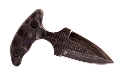 Stroup Knives SD1 2.5" Acd Etch with Sheath Knife