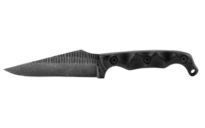 Stroup Knives TU2 4" Acid Etched with Sheath Knife