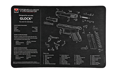 TekMat Mat for Glock 42/43 Glock 42 / 43 Cleaning Product