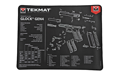 TekMat Ultra Pistol Mat for Gen 4 Glock Cleaning Product