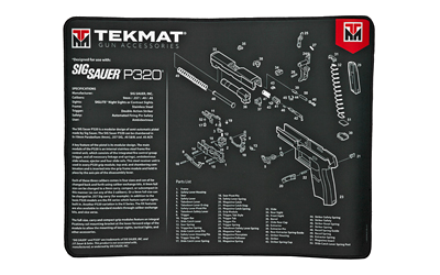 TekMat Ultra Pistol Mat SIG P320 SIG Sauer P320 Cleaning Product