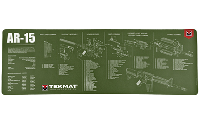 TekMat Mat AR-15 Cleaning Product – OD Green