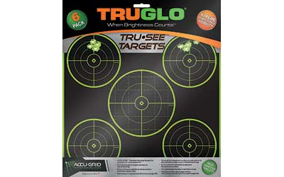 Truglo Tru-See 5 Bull Target 12x12 6-Pack