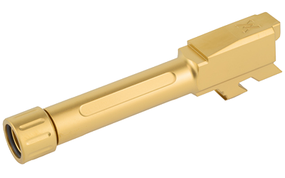True Precision 9mm Threaded Barrel for Glock 43/43X – Gold Titanium Nitride