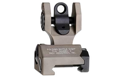 Troy Industries Folding Rear Battle Sight – FDE