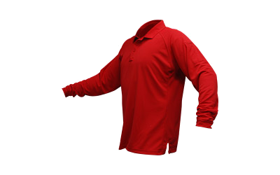 Vertx Coldblack L/S Polo XL – Red