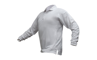 Vertx Coldblack L/S Polo Wht 2xl