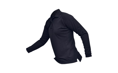 Vertx Coldblack Wmn L/S Polo Nvy Xs