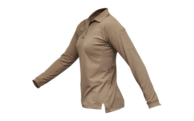 Vertx Coldblack Wmn L/S Polo Tan Large