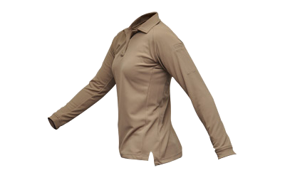 Vertx Coldblack Wmn L/S Polo Tan Xs