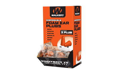 Walker's Foam Ear Plugs 200-Pack Box