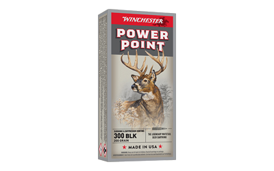 Winchester Pwr Pnt .300 Blackout 200 Grain Ammunition – 20 Rounds