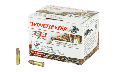 Winchester .22 LR 36 Grain Hollow Point Ammunition – 333 Rounds