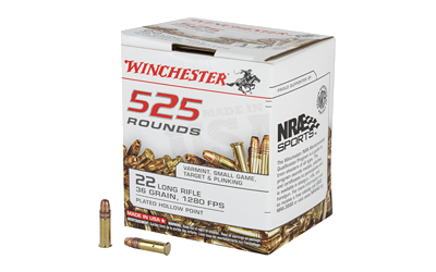 Winchester USA .22 LR 36 Grain Hollow Point Ammunition – 525 Rounds