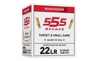 Winchester .22 LR 36 Grain Hollow Point Ammunition – 555 Rounds