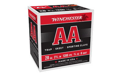Winchester AA Target 28 Gauge #8 Shot Ammunition – 25 Rounds