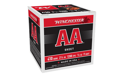 Winchester AA 410 2.5" 9 #9 Shot Ammunition – 25 Rounds