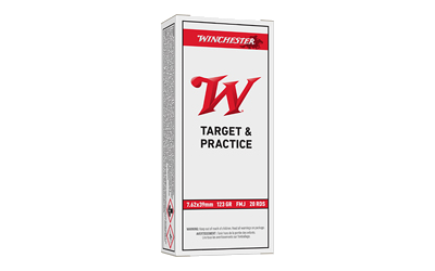 Winchester USA 7.62x39 123 Grain Full Metal Jacket Ammunition – 20 Rounds