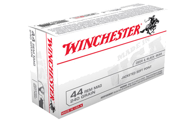 Winchester USA .44 Magnum 240 Grain Ammunition – 50 Rounds