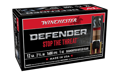 Winchester Defender 12 Gauge SLUG Ammunition – 10 Rounds