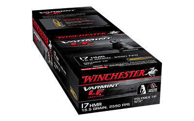 Winchester Varmint Lf Ntx 50 .17 HMR 15.5 Grain Ammunition – 50 Rounds