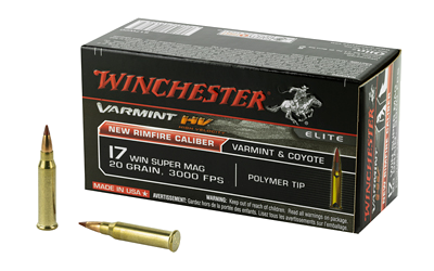 Winchester Varmint Hv 17wsm 20 Grain Ammunition – 50 Rounds