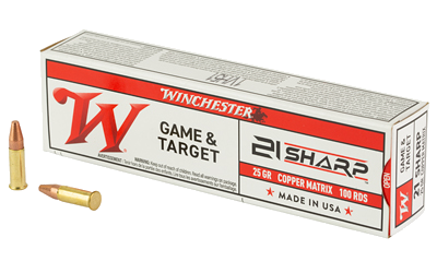 Winchester 21 Sharp Game&Target 25 Grain Ammunition – 100 Rounds