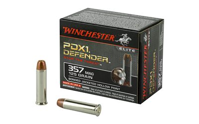 Winchester Defender .357 Magnum 125 Grain Jacketed Hollow Point Ammunition – 20 Rounds