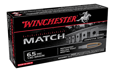 Winchester PRC Match 6.5prc 6.5 PRC 140 Grain BTHP Ammunition – 20 Rounds
