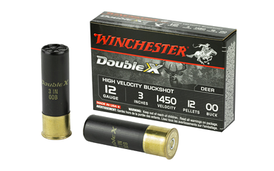 Winchester Dbl X Hv 12 Gauge BUCKSHOT Ammunition – 5 Rounds