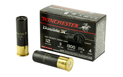 Winchester Dbl X Hv Trky 12 Gauge #4 Shot Ammunition – 10 Rounds