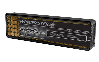 Winchester Spr Sup .22 LR 40 Grain Ammunition – 100 Rounds