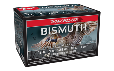 Winchester Bismuth 12 Gauge #1 Shot Ammunition – 15 Rounds