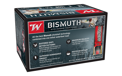 Winchester Bismuth 12 Gauge #4 Shot Ammunition – 15 Rounds