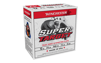 Winchester Suprtrgt 12 Gauge #8 Shot Ammunition – 25 Rounds