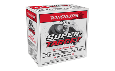 Winchester Supertrgt 20 Gauge #8 Shot Ammunition – 25 Rounds