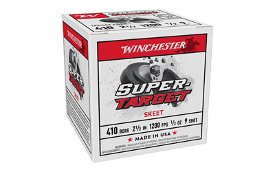 Winchester Super Target 410BOR 2.5" 9 #9 Shot Ammunition – 25 Rounds